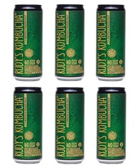 Rudy’s kombucha - 康普茶熱情果抹茶味系列【天然發酵】 6 x (330毫升)
