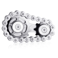Gatwey Sprockets Chain Fidget Toys Metal Sensory Bike Chain Gears Fidgets Spinner for Adults EDC Nov