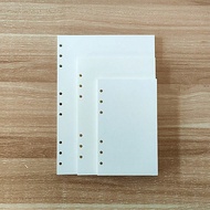 1pc 80sheets/160pages Refillable Notebook Paper (White Lined Inner Pages), 100g Thicker Cream-Colore