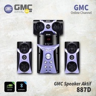 SPEAKER AKTIF GMC 887D 887 D MULTIMEDIA SPEAKER GMC BLUETOOTH SALON