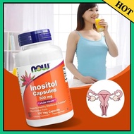 【预售】Now Foods Inositol 500mg 100 Capsules Myo-Inositol for Women Ovarian Support PCOS Liver Health W