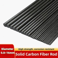 Solid Carbon Fiber Rod High-strength Carbon Rod Carbon Fiber Rod Aviation Model Carbon Fiber Round R