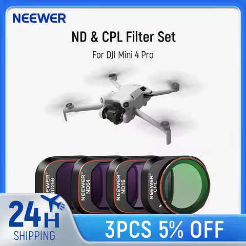 NEEWER Filter Set Compatible with DJI Mini 4 Pro, 4 Pack/6 Pack/8 Pack Filters Drone Lens Accessorie