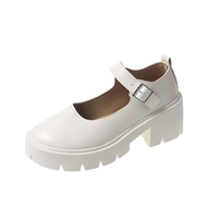 SOBREMESA STORE Giày Mary Jane Nhật Bản giày da nhỏ nữ phong cách giản dị dễ thương giày da nhỏ mới