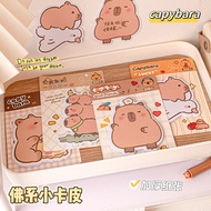 [SH] Capybara Gems Sticky Note Stickers, 30 sheets Capybara Gems Character Sticky Note/s, 30 sheets
