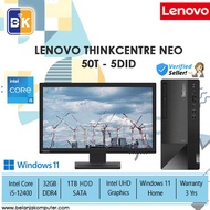Lenovo ThinkCentre neo 50t-5DID i5-12400,32GB,1TB,DVD,21.5",W11H,3YR