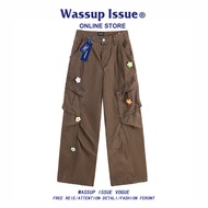 WASSUP ISSUE | กางเกงคาร์โก้สุดคลาสสิกพร้อมกระเป๋าปัก
