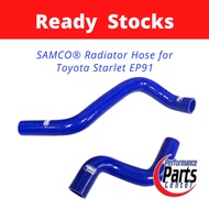 SAMCO Radiator Hose for Toyota Starlet EP91 4EFTE { Colour : Blue } { 2 pieces }