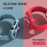 Strap+Case for  For iWatch ultra 49mm Smart Watch Band iWatch Strap 41mm/45mm 44/42mm 40/38mm For Iwatch Series 8/7 SE/6/5/4/3/2/1 Liquid silicone band