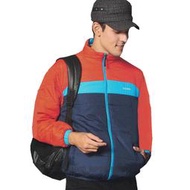 【KAWASAKI】男女運動休閒雙面穿鋪棉外套(藍橘)#K2506A1