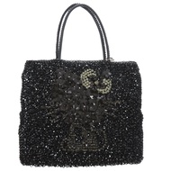 成色極佳 ANTEPRIMA Hello Kitty 聯名款 PVC 手提包 h30263f PVC 黑色 0670 [二手] ANTEPRIMA