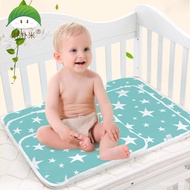 Newborn Baby Stroller Urine Pad Baby Cartoon Cotton Breathable Waterproof Mat Non-Slip Pet Pad35*45cm