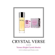 parfum refill CRYSTAL VERSE UTTARA PERFUME searah Versace bright crys