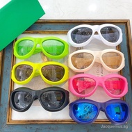 BOTTEGA VENETA New Sunglasses Internet CelebrityINSSame Style Fashion Personality Oval Sun Glasses