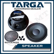 Targa (PA-12000) 12 inches 400 watts 8 ohms Instrumental Speaker + SC12 Screen 8" Mesh Cover