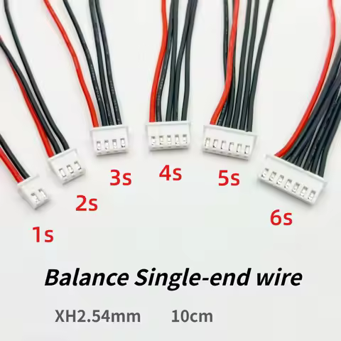 10pcs XH2.54 1S 2S 3S 4S 5S 6S 7S 8S Lipo Battery Balance Charger 10cm Extension Cable IMAX B6 XH Si