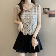 RUIHUAN | Áo Ngực Dệt Ren Boho Trễ Vai