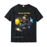 Boys Tee - Solar System Graphic Planets Space Education T-Shirt Cotton Printing Tees Family Man Tshi