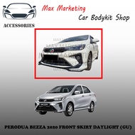 PERODUA BEZZA 2020 FRONT SKIRT DAYLIGHT (GU) ABS SKIRT LIP BODYKIT