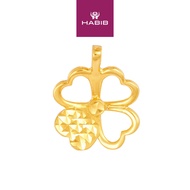 HABIB 375/9K Yellow Gold Pendant PAZ383