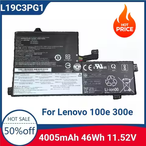 New High-quality L19L3PG1 L19C3PG1 L19M3PG1 5B10X65680 SB10X65683 Laptop Battery for Lenovo 100e 300