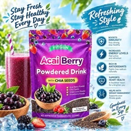 Fitgum Acai Berry Glow With Chia Seeds