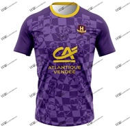 HBC Nantes 2025-26 New Arrival France 3D Printed Handball Jersey Casual Home Away T-Shirt Adult jers