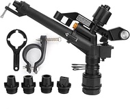 Irrigation Sprinkler, 1.5 Inch To 1 Inch DN25 Female Thread Adjustable 360 Degree Rotary Sprinkler W