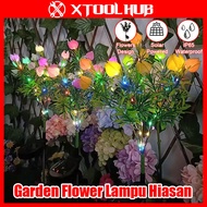 Outdoor Garden Flower Lampu Hiasan Lampu Solar Outdoor Waterproof Festival Yard Decor太陽能燈戶外 Led