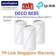TP-LINK DECO BE85 3-Pack BE22000 Tri-Band Whole Home Mesh WiFi 7 System ( Pack of 3 )