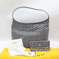 Goyard 戈雅 Bohème 灰色 帆布 Hobo 包