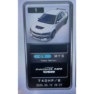 (A6)Wangan Midnight 6RR Car Data-(Evo9-80Wins) (Banapassport+Email included ️ )