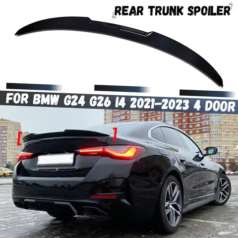 For BMW 4 Series G24 G26 I4 420i 430i M440i Gran Coupe 2021-2023 4 Door Rear Trunk Spoiler Wing Roof