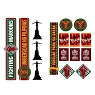 UP DILIMAN 16 PIECES STICKER PACKAGE, University of the Philippines, Car Decals, Waterproof, durable
