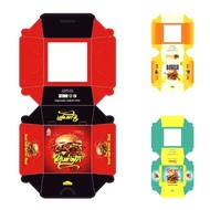 BURGER PAPER CARDBOARD BOX PACKAGING