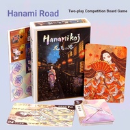 Board Game Card Hanami Channel Couple Two-Player Game 2-Player Strategy Competitive Board Game New V