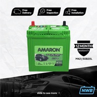 Amaron M42 M-42 M42 Bateri Kereta 50B20L EFB High Spec For Start Stop Vehicle Car Battery Myvi Eco I