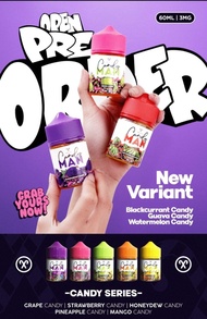 CANDY MAN FRUITY SERIES NEW LIQUID FREEBASE 60ML ORIGINAL junians