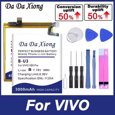 New Battery For VIVO IQOO Neo NEX s1 Z1 Y3 Y3S U3X 5S Y15 S16 Y17 Z5X Y9s v15 Y20 U10 Y11 20i V21 S1