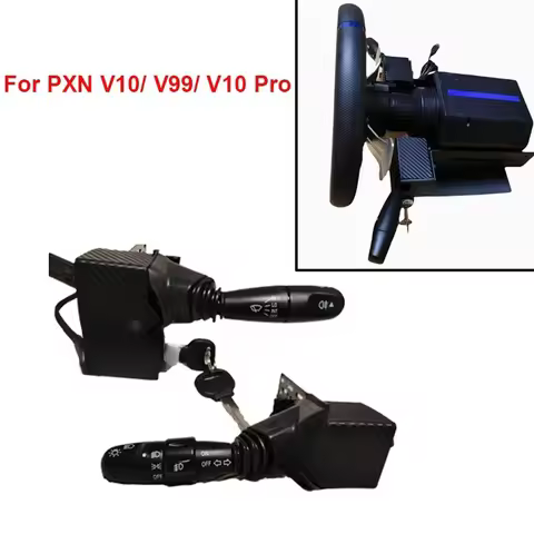 Racing Simulator Steering Wheel Key Start Turn Signal Wiper Adapter for PXN V10 V99 for ETS2