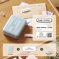 NIIMBOT D110 เครื่องพิมพ์ฉลากความร้อนแบบพกพาบลูทู ธ เครื่องพิมพ์ฉลากขนาดเล็กแบบไม่มีหมึกบ้านความงามส