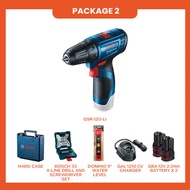 BOSCH GSR120 GSR 120 GSR 120-LI Professional Cordless Drill Driver GBA 2.0Ah Battery GAL 1210 CV GSR