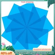9Pcs Gel Light Filter Lighting Gel Filter for Film,Video,Photo,Stage (Blue)