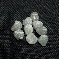 Natural Raw Diamond Rough White-Gray 3-4 mm 0.45-0.6 ct