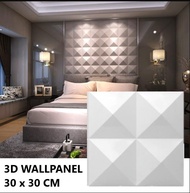 Wallpanel Dinding 3D PVC Wall Panel Dekorasi Dinding Ukuran 30 x 30 cm