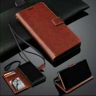 Case Flip Wallet Samsung M62/F62 Case Leather Flip Kulit