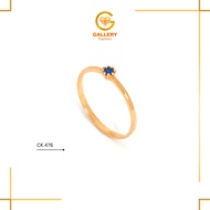 Gold Ring Wanita ClassicDesign 6K Gold GemstoneELEGAN/300 and 16K/700 CWK 476 - Gallery 21 Fashion