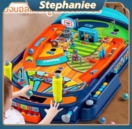 เกมพินบอลตั้งโต๊ะ Pinball Machine ของเล่นเด็กมีเสียงและไฟเล่นเพลินเสริมทักษะประสานมือและตาพัฒนาสมาธิ