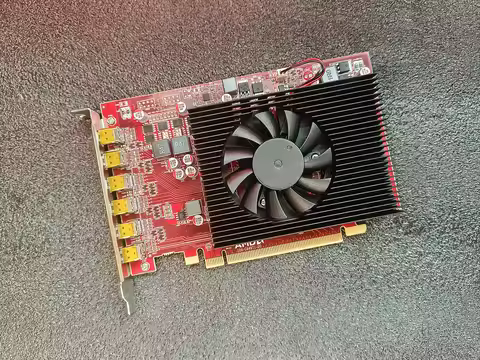 For AMD R7 350 4G 6 × minidp interface professionally customized 6-screen graphics card, can support