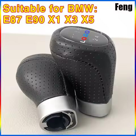 015 Car Gear Shift Knob For BMW 6-speed 5-speed Only For X1 X3 X5 E90 E87 Automobile Gear Lever Head